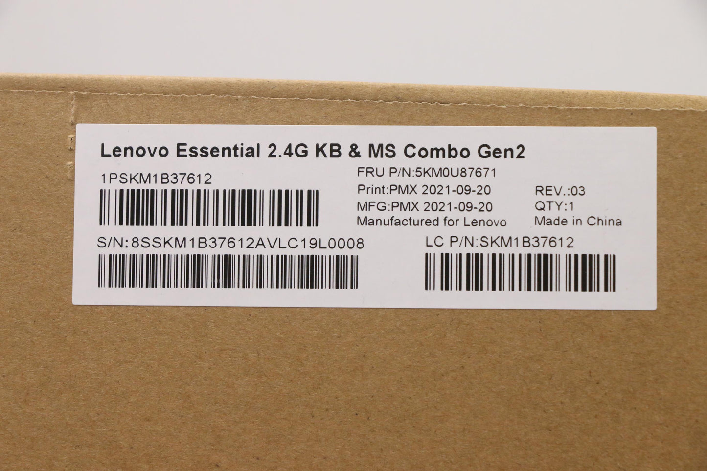 Lenovo Kyb_Mouse Wl Km Calliope Bk Uk - 5KM0U87671