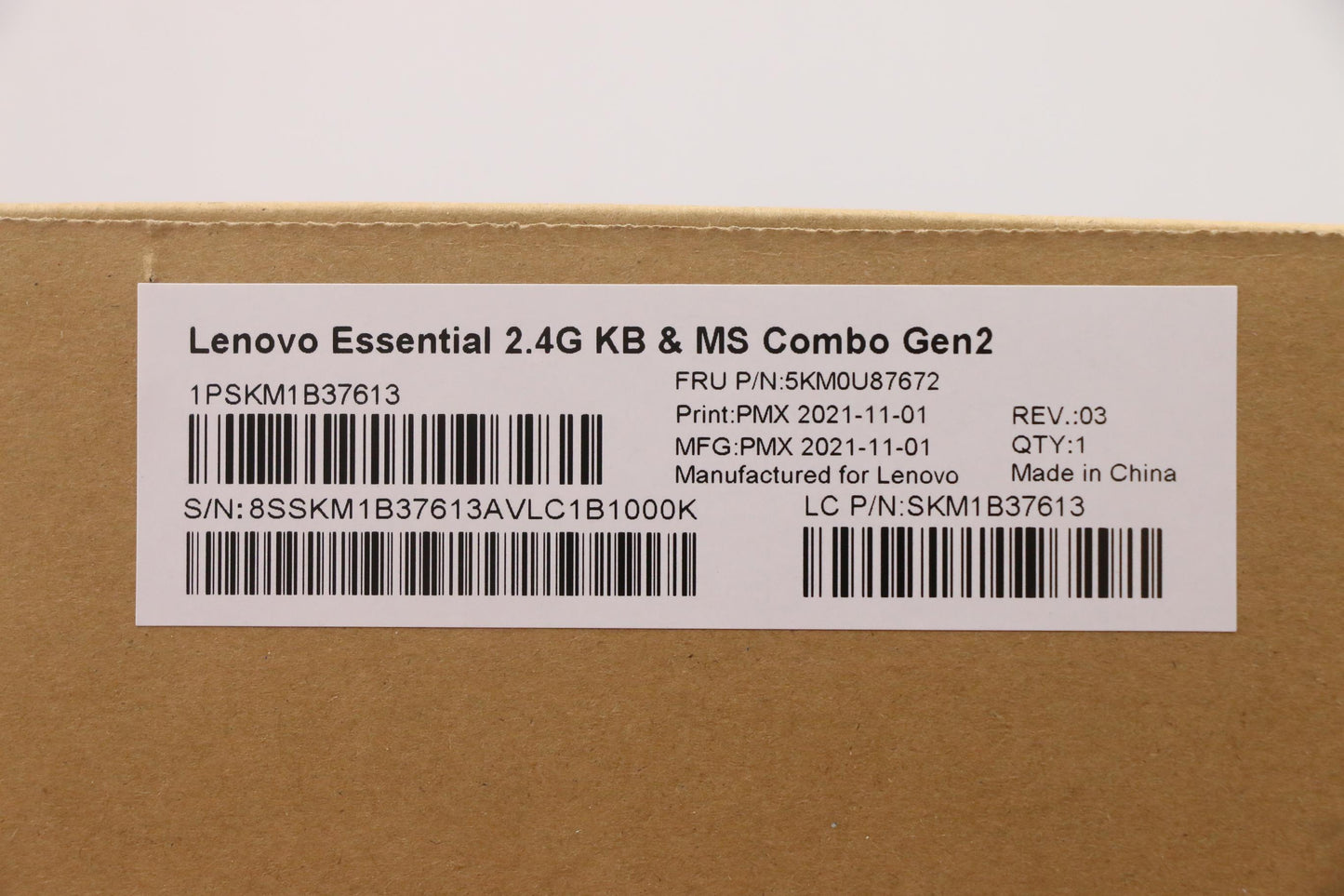 Lenovo Kyb_Mouse Wl Km Calliope Bk Eu - 5KM0U87672