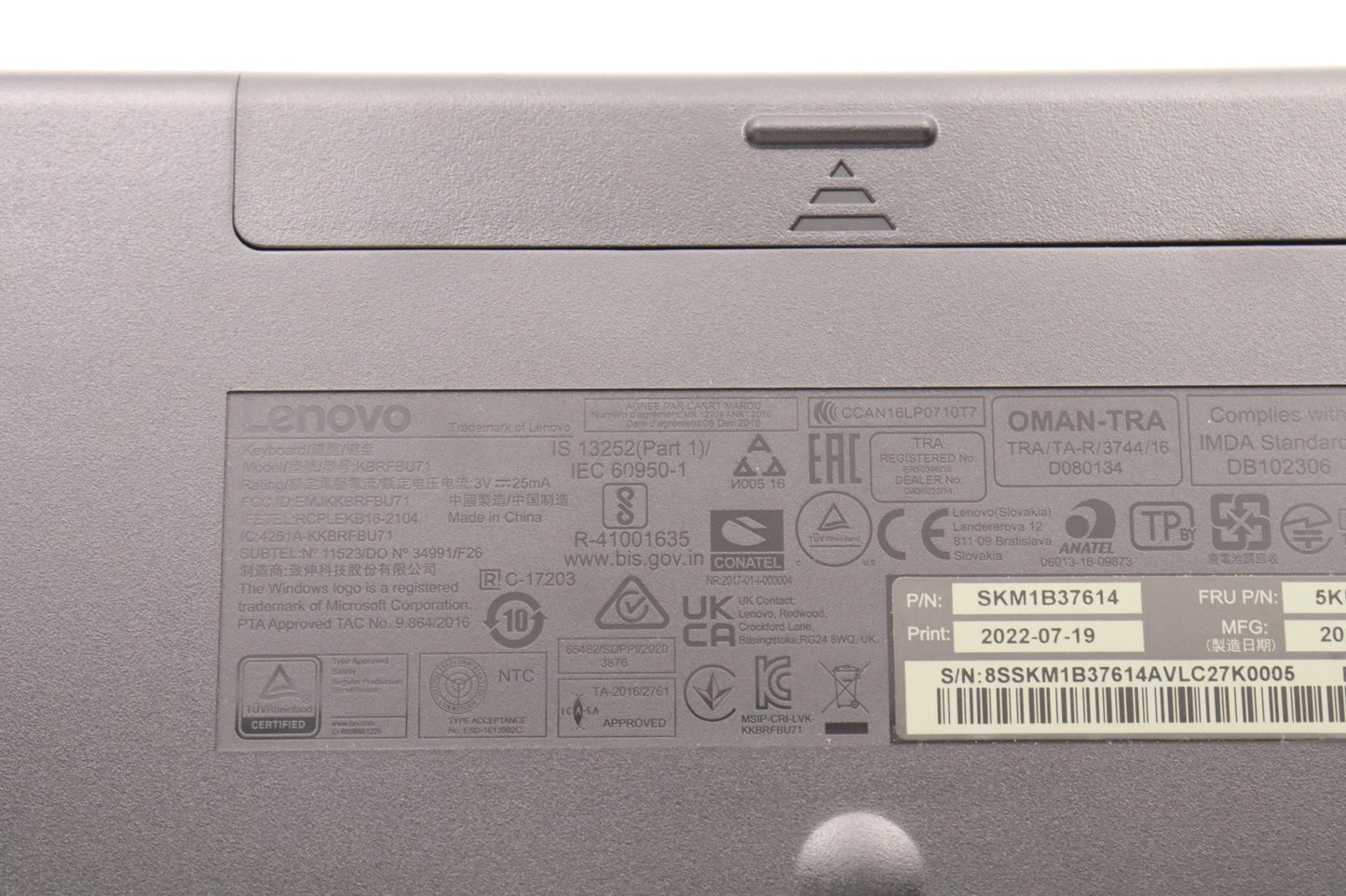 Lenovo Kyb_Mouse Wl Km Calliope Bk Sl - 5KM0U87673