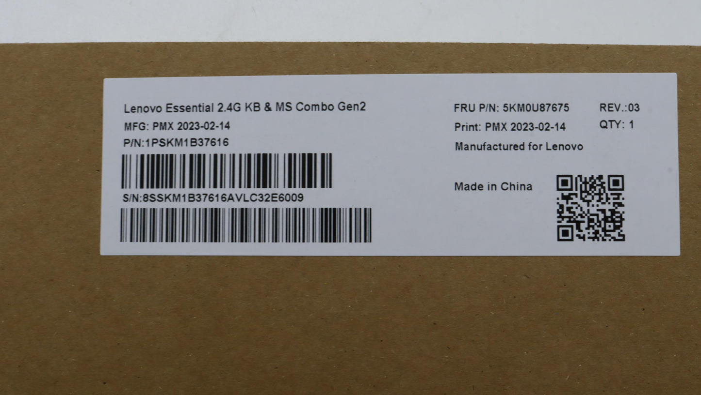 Lenovo Kyb_Mouse Wl Km Calliope Bk Li - 5KM0U87675
