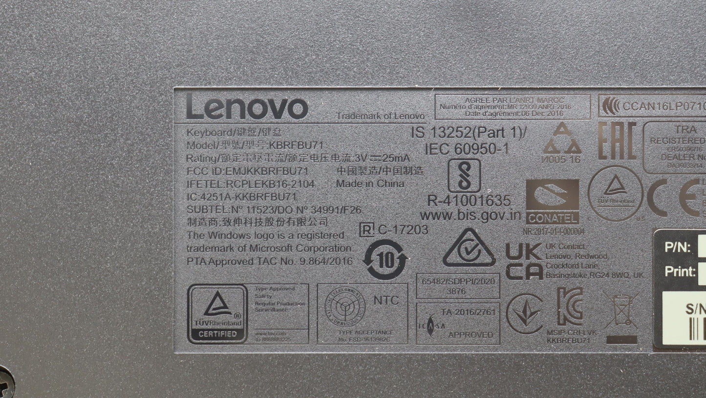 Lenovo Kyb_Mouse Wl Km Calliope Bk Li - 5KM0U87675