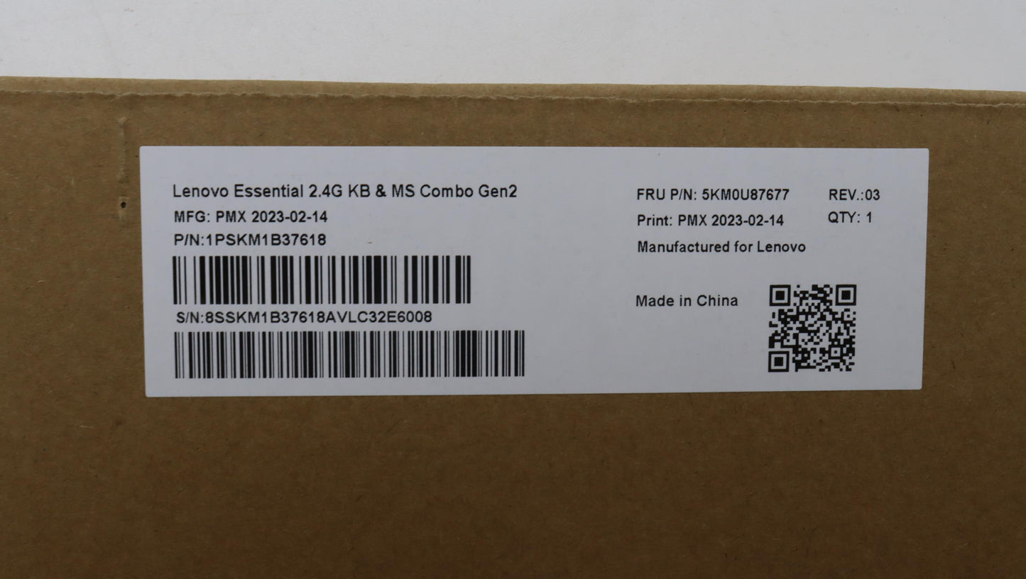 Lenovo Kyb_Mouse Wl Km Calliope Bk Es - 5KM0U87677