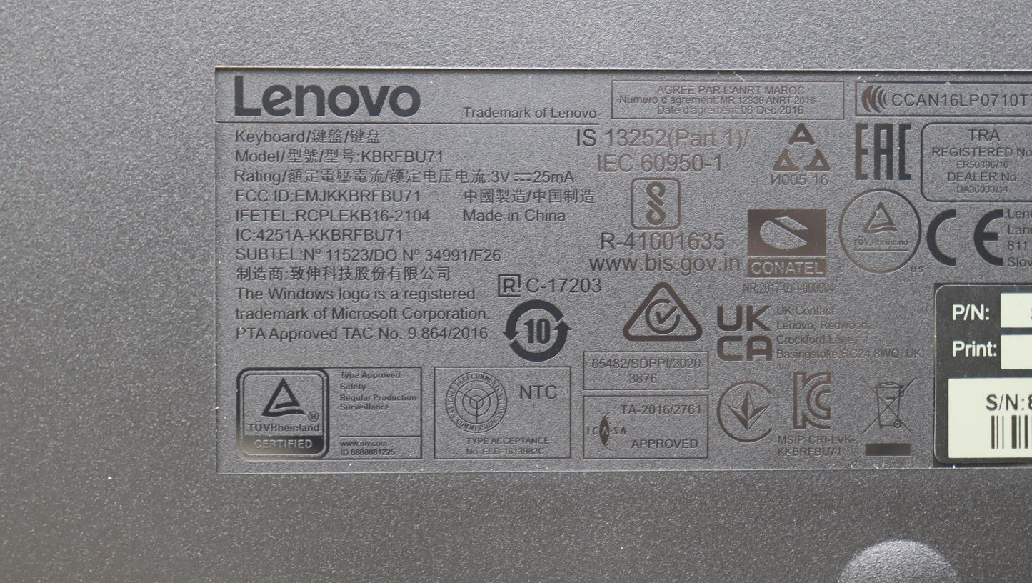 Lenovo Kyb_Mouse Wl Km Calliope Bk Es - 5KM0U87677