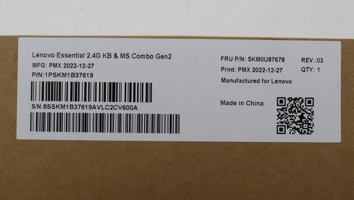 Lenovo Kyb_Mouse Wl Km Calliope Bk No - 5KM0U87678