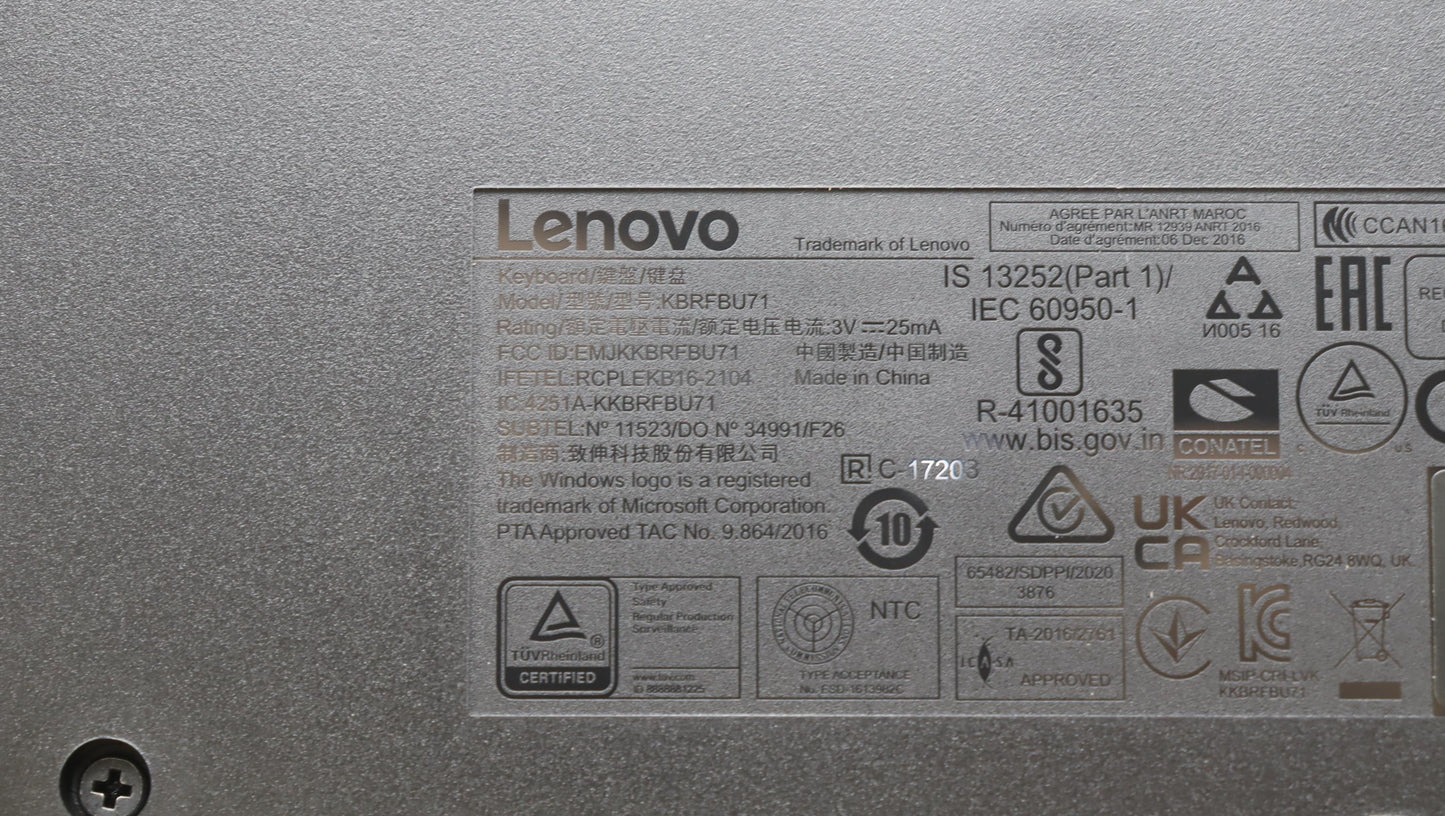Lenovo Kyb_Mouse Wl Km Calliope Bk No - 5KM0U87678