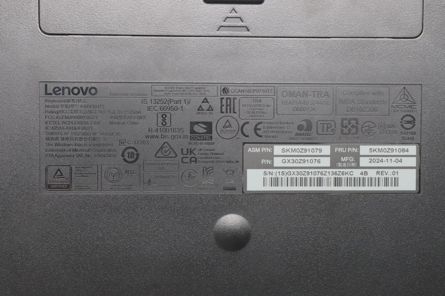 Lenovo Kyb_Mouse Lenovo 510 Combo Tur - 5KM0Z91084