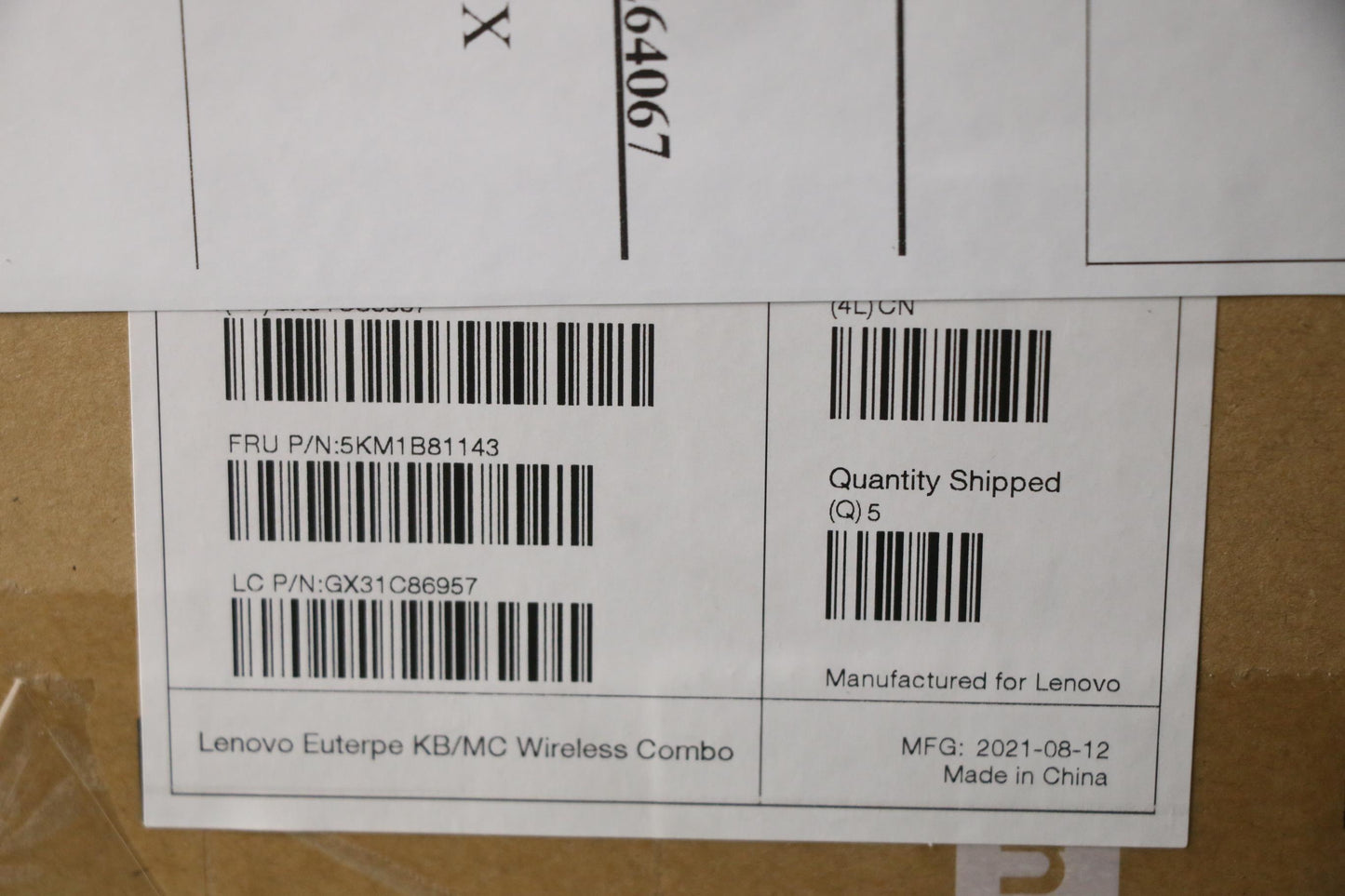 Lenovo Kyb_Mouse G-Tech Euterpe G/B L - 5KM1B81143
