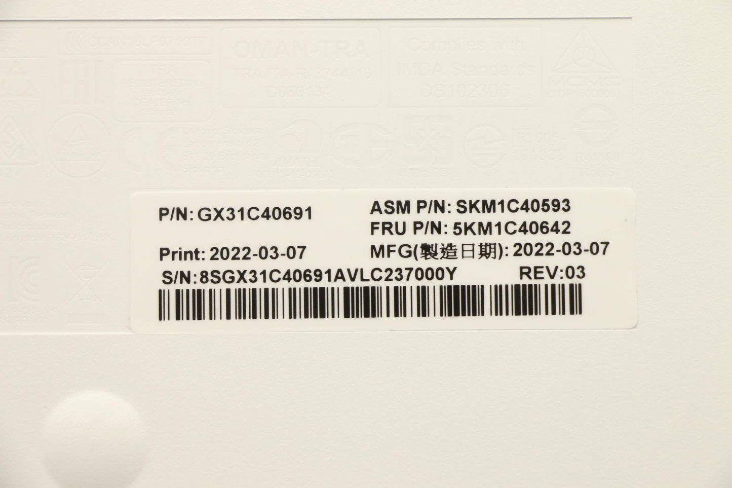 Lenovo Kyb_Mouse Primax R71_G2 2.4G W - 5KM1C40642