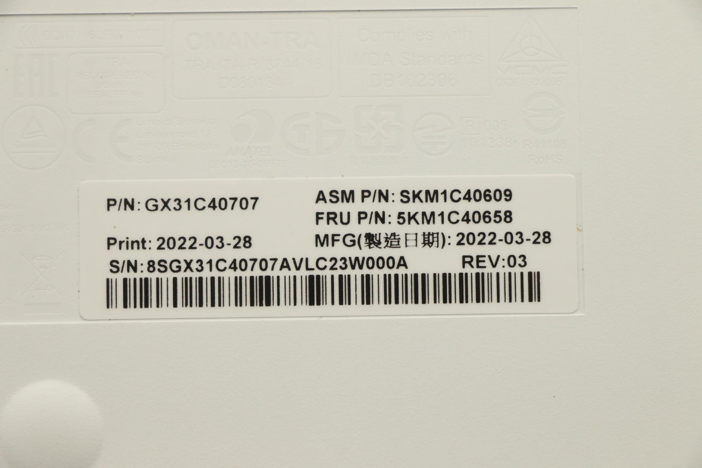 Lenovo Kyb_Mouse Primax R71_G2 2.4G W - 5KM1C40658