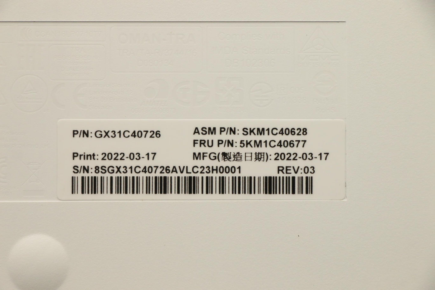 Lenovo Kyb_Mouse Primax R71_G2 2.4G W - 5KM1C40677