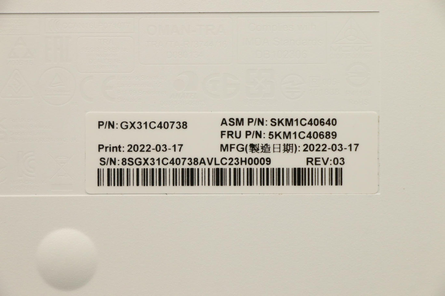 Lenovo Kyb_Mouse Primax R71_G2 2.4G W - 5KM1C40689