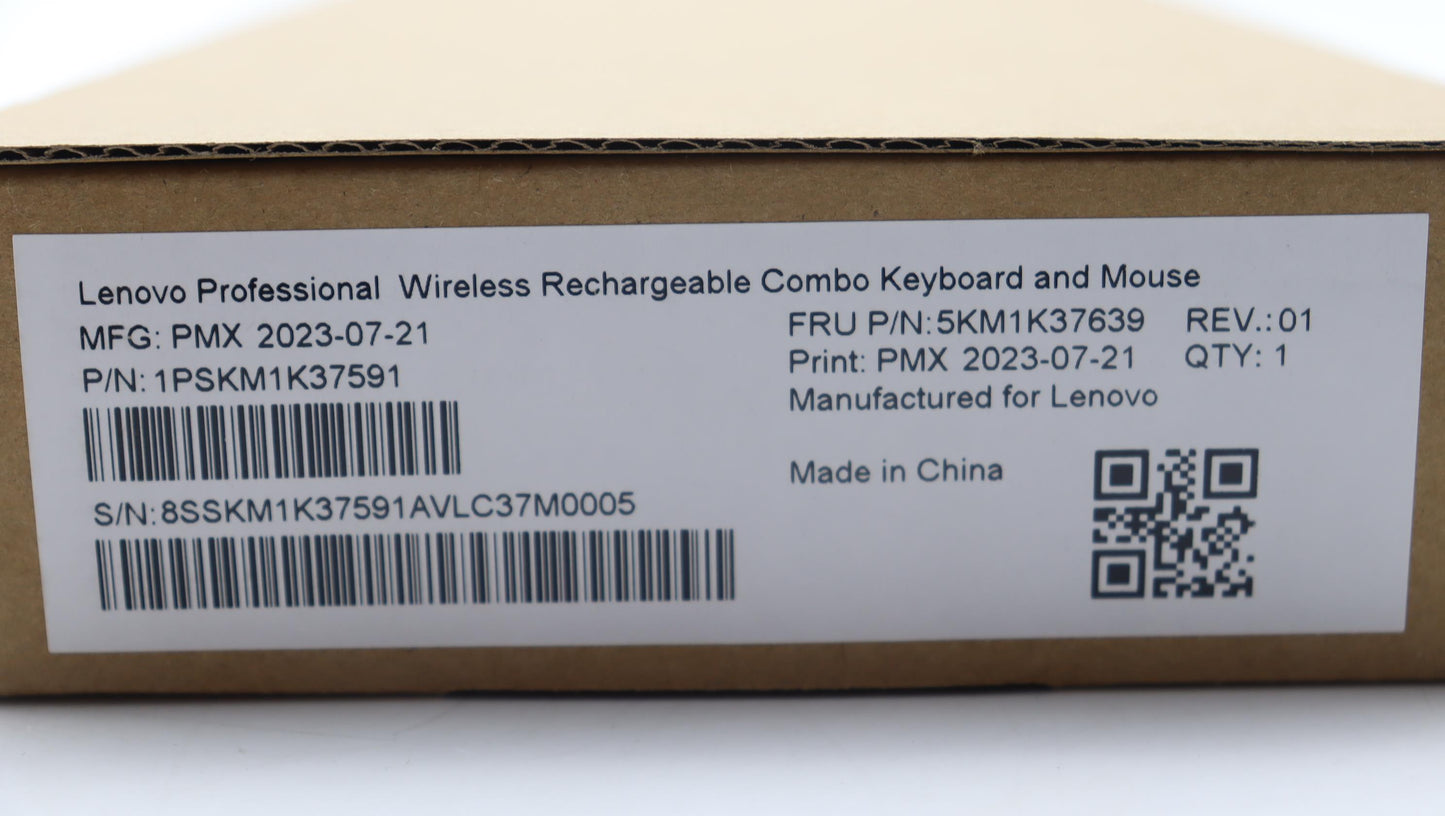 Lenovo Kyb_Mouse Primax K71_G2 2.4Gbt - 5KM1K37639