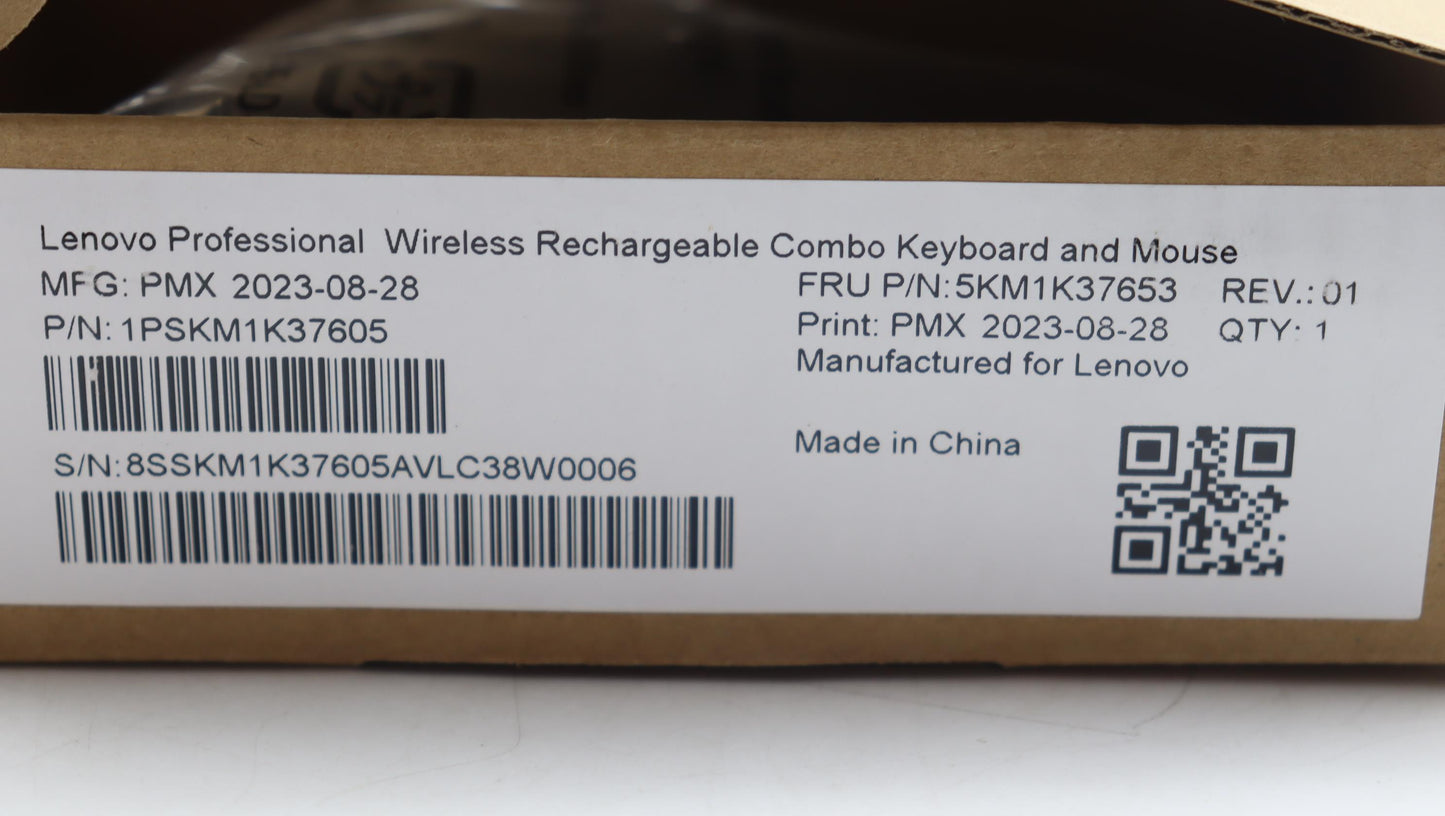 Lenovo Kyb_Mouse Primax K71_G2 2.4Gbt - 5KM1K37653