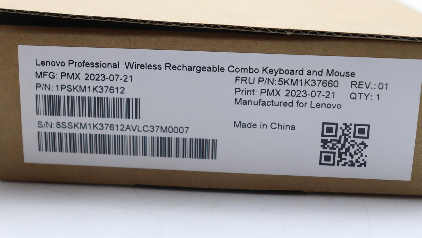 Lenovo Kyb_Mouse Primax K71_G2 2.4G&B - 5KM1K37660