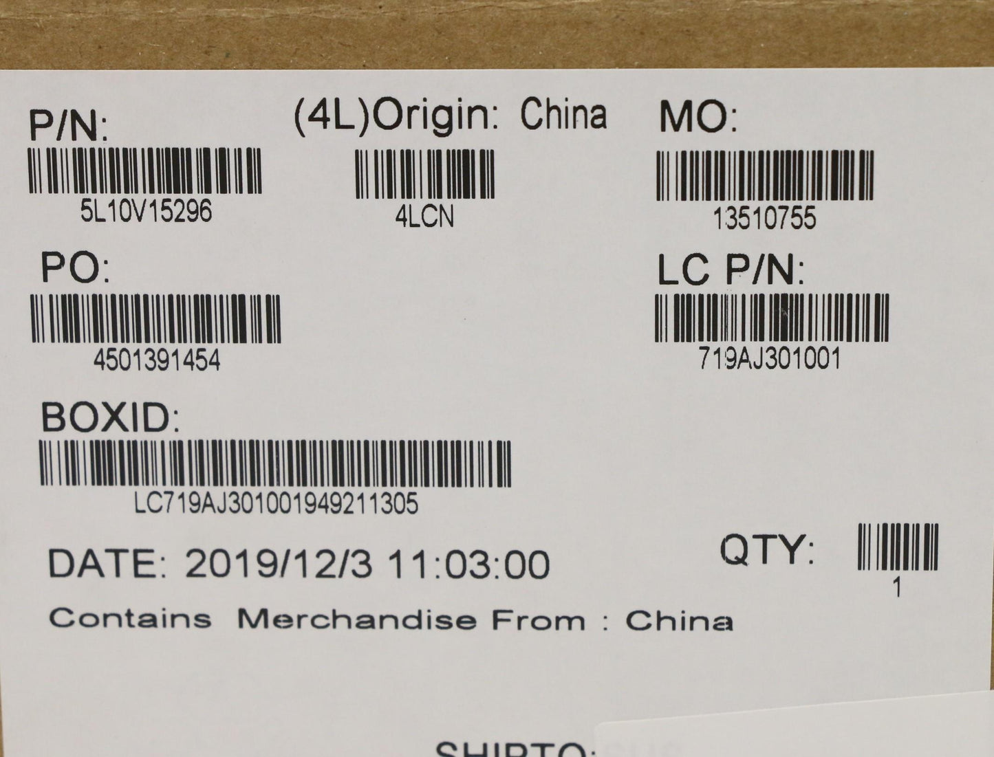 Lenovo Fe5A0 Label System Label Kit S - 5L10V15296