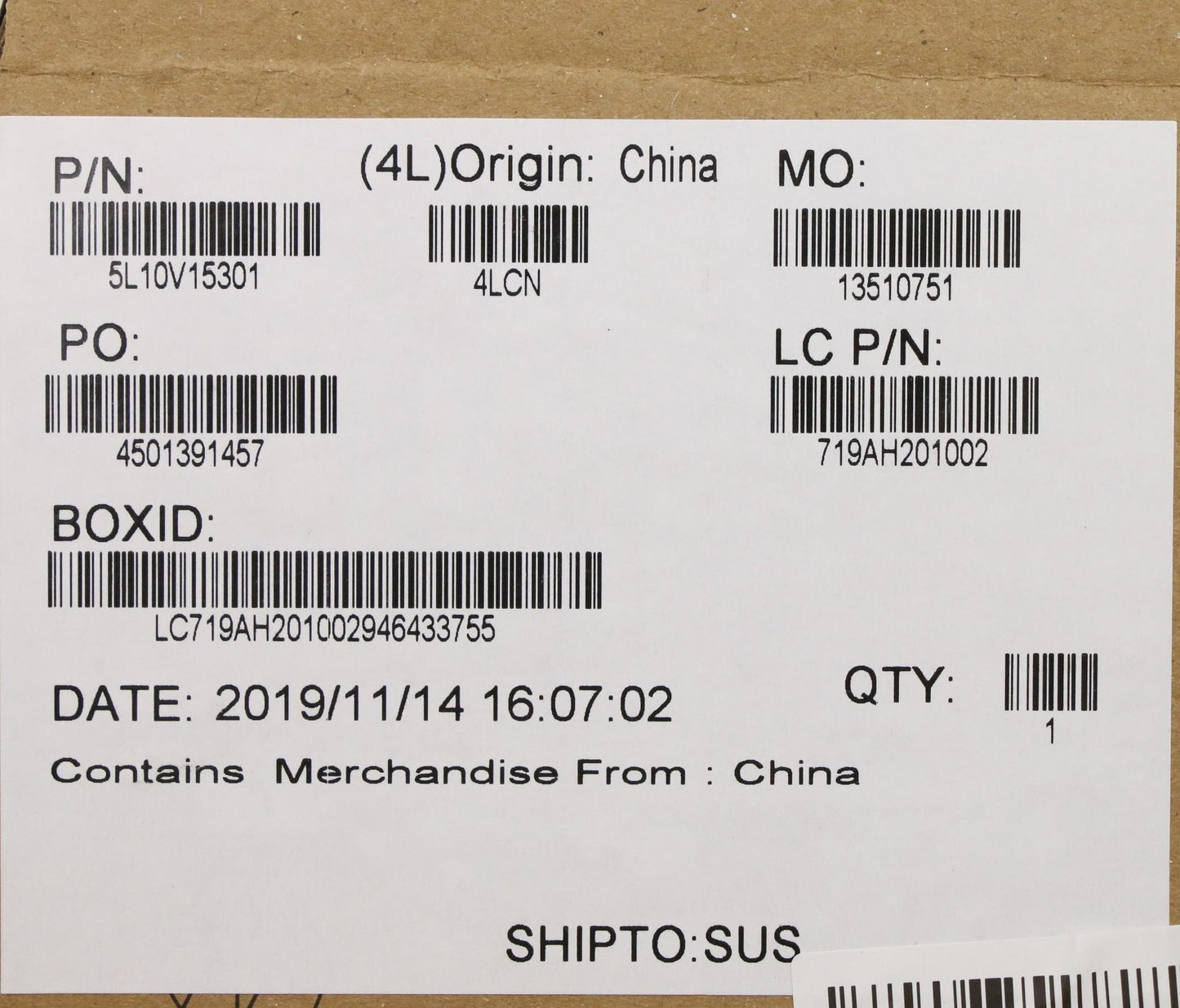 Lenovo Fe4A0 Label System Label Silve - 5L10V15301