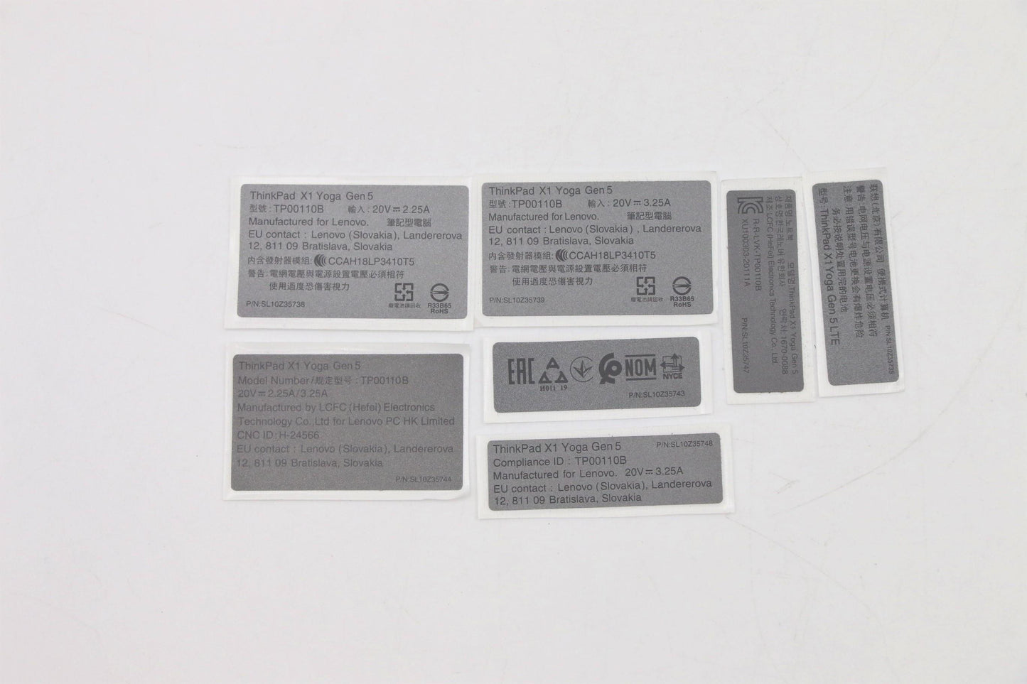 Lenovo Screw Kits, Label Kits, Misc K - 5L10V15309