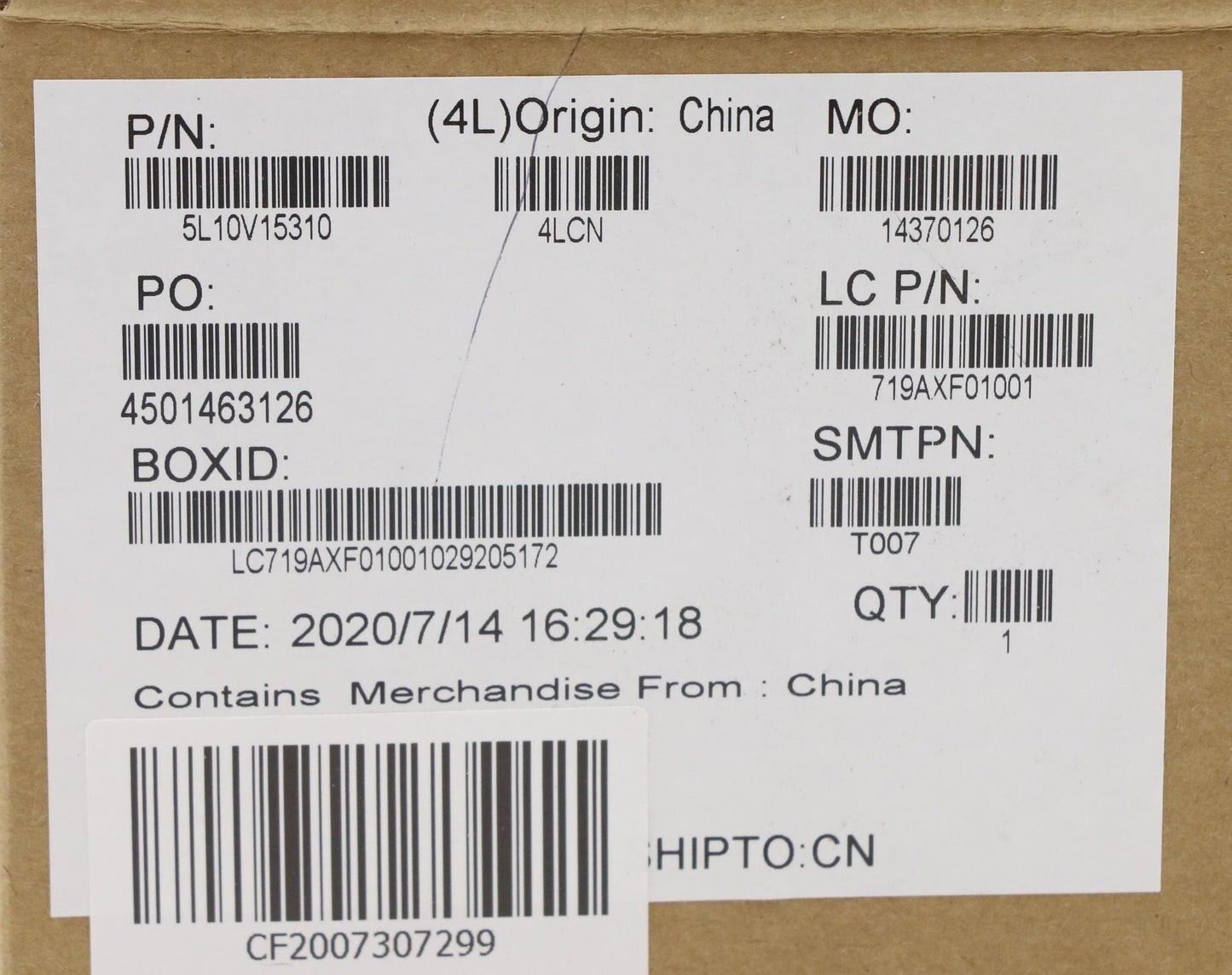 Lenovo Screw Kits, Label Kits, Misc K - 5L10V15310