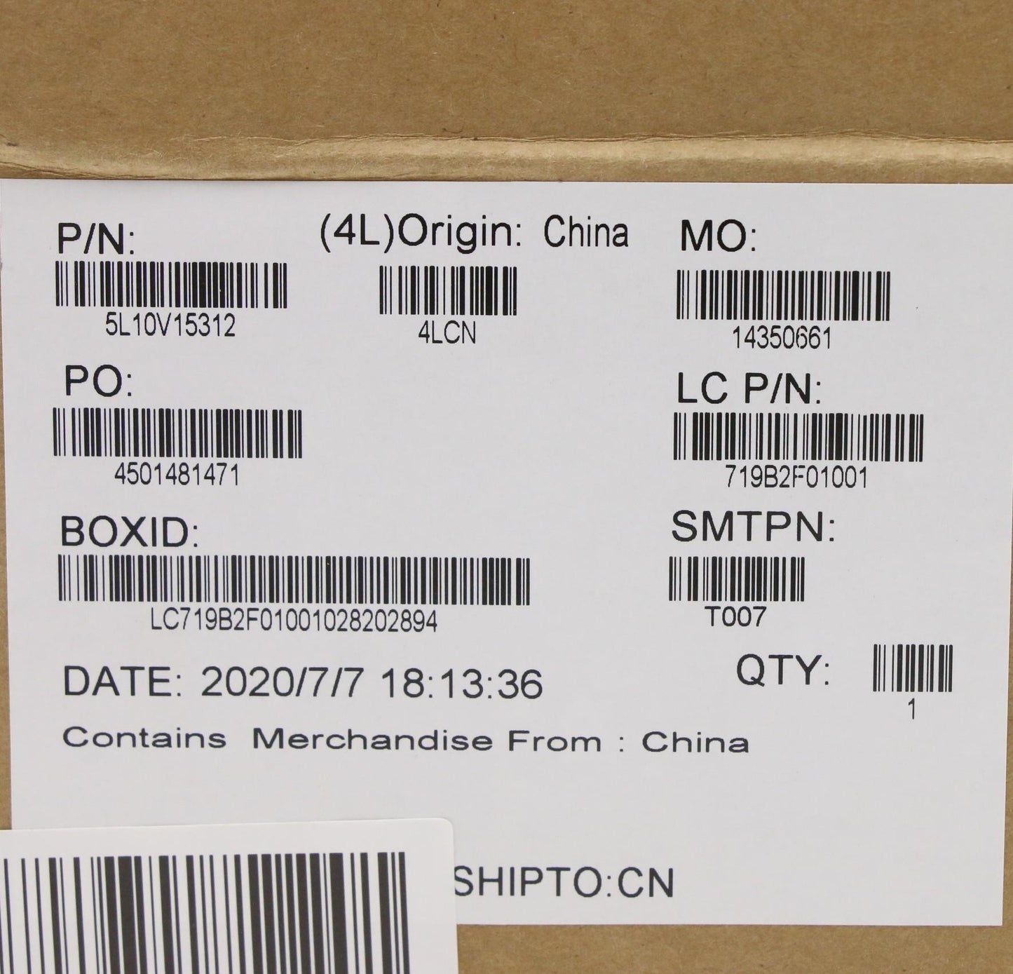 Lenovo Screw Kits, Label Kits, Misc K - 5L10V15312