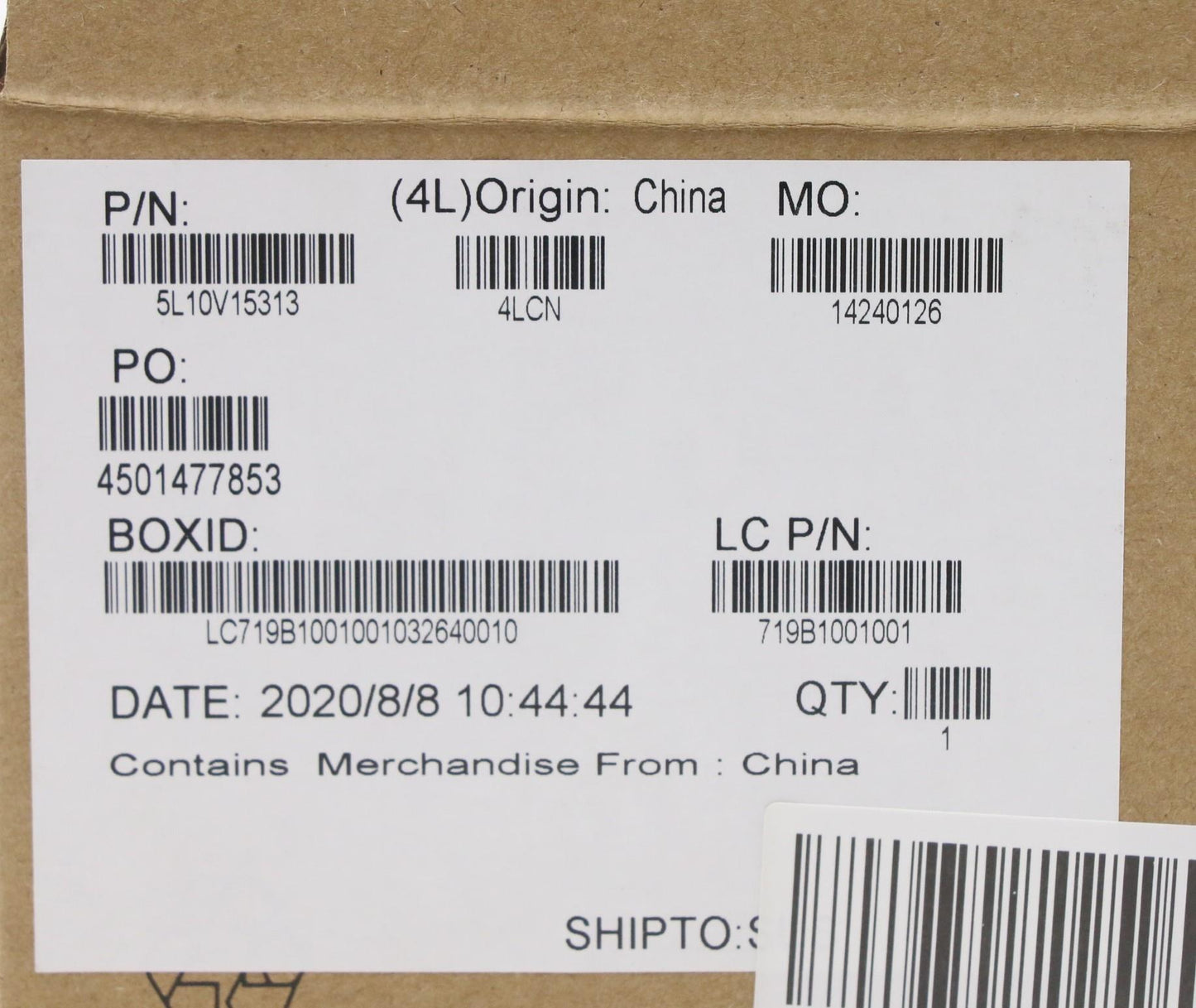 Lenovo Label Fru Label Kit For Lcfc - 5L10V15313