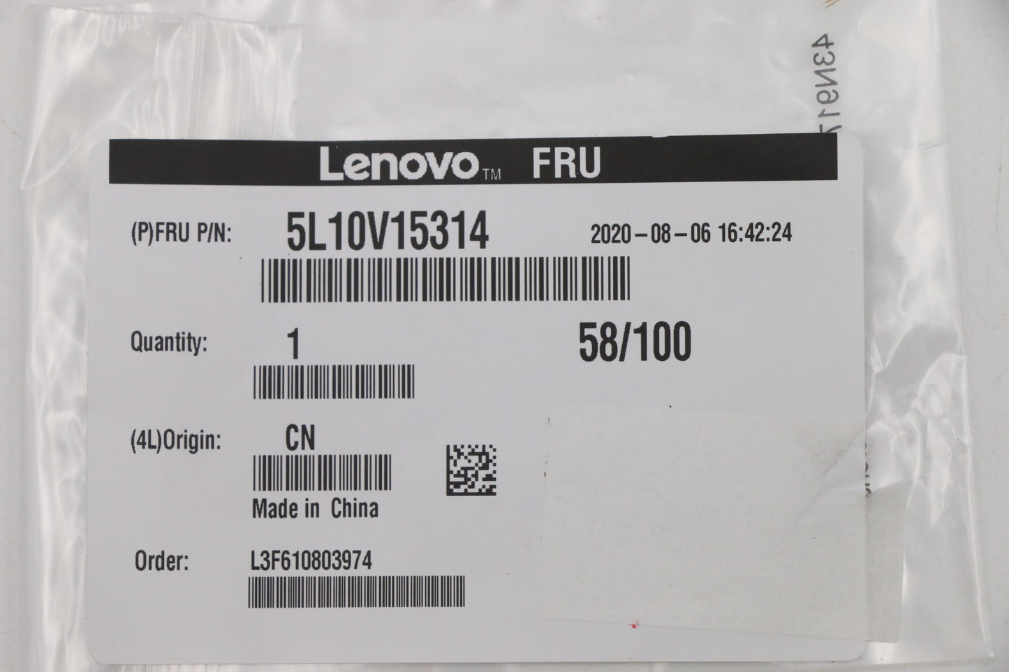 Lenovo Label Fru Label Kit For Lipc - 5L10V15314