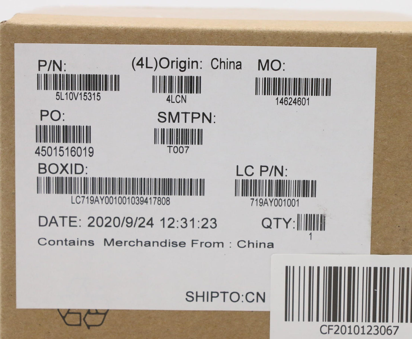 Lenovo Screw Kits, Label Kits, Misc K - 5L10V15315