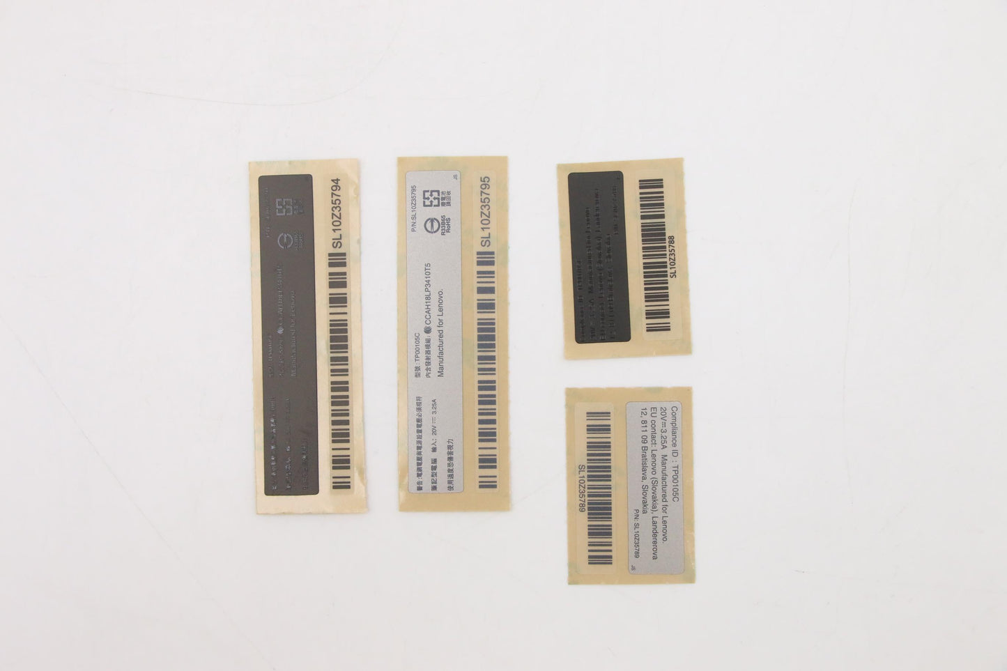 Lenovo Screw Kits, Label Kits, Misc K - 5L10V15317
