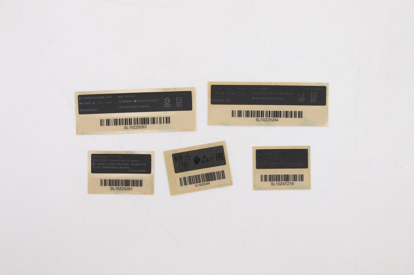 Lenovo Label Fru Lable Kit For Lipc - 5L10V15324