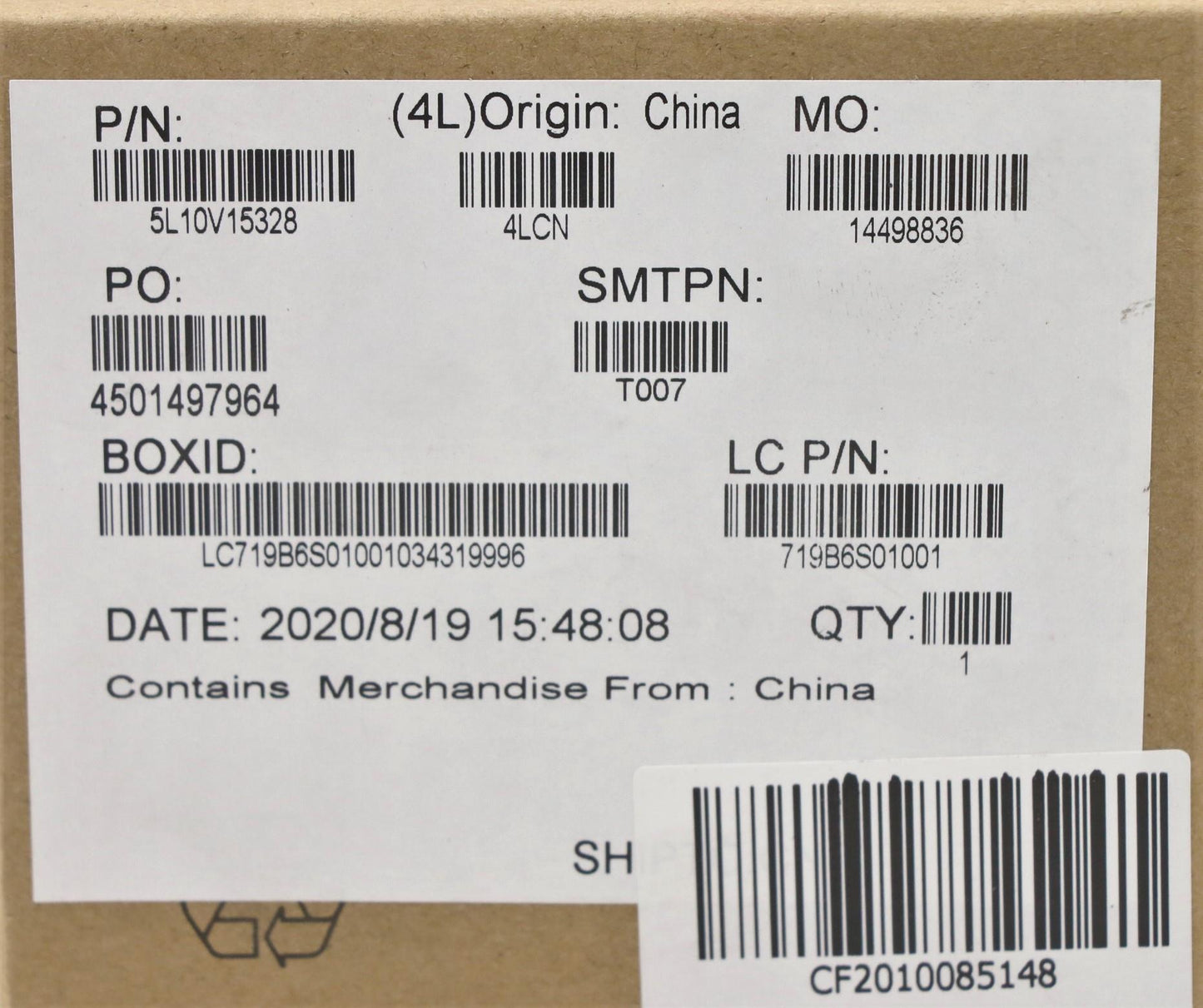 Lenovo Label Fru Label Kit For P15 - 5L10V15328