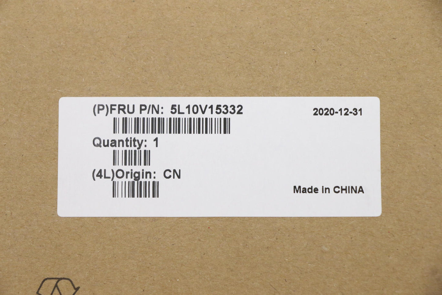 Lenovo Label Fru Geo Label Bk - 5L10V15332