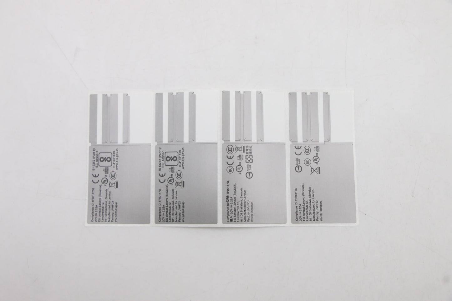 Lenovo Label Fru System Label, Silver - 5L10V15337