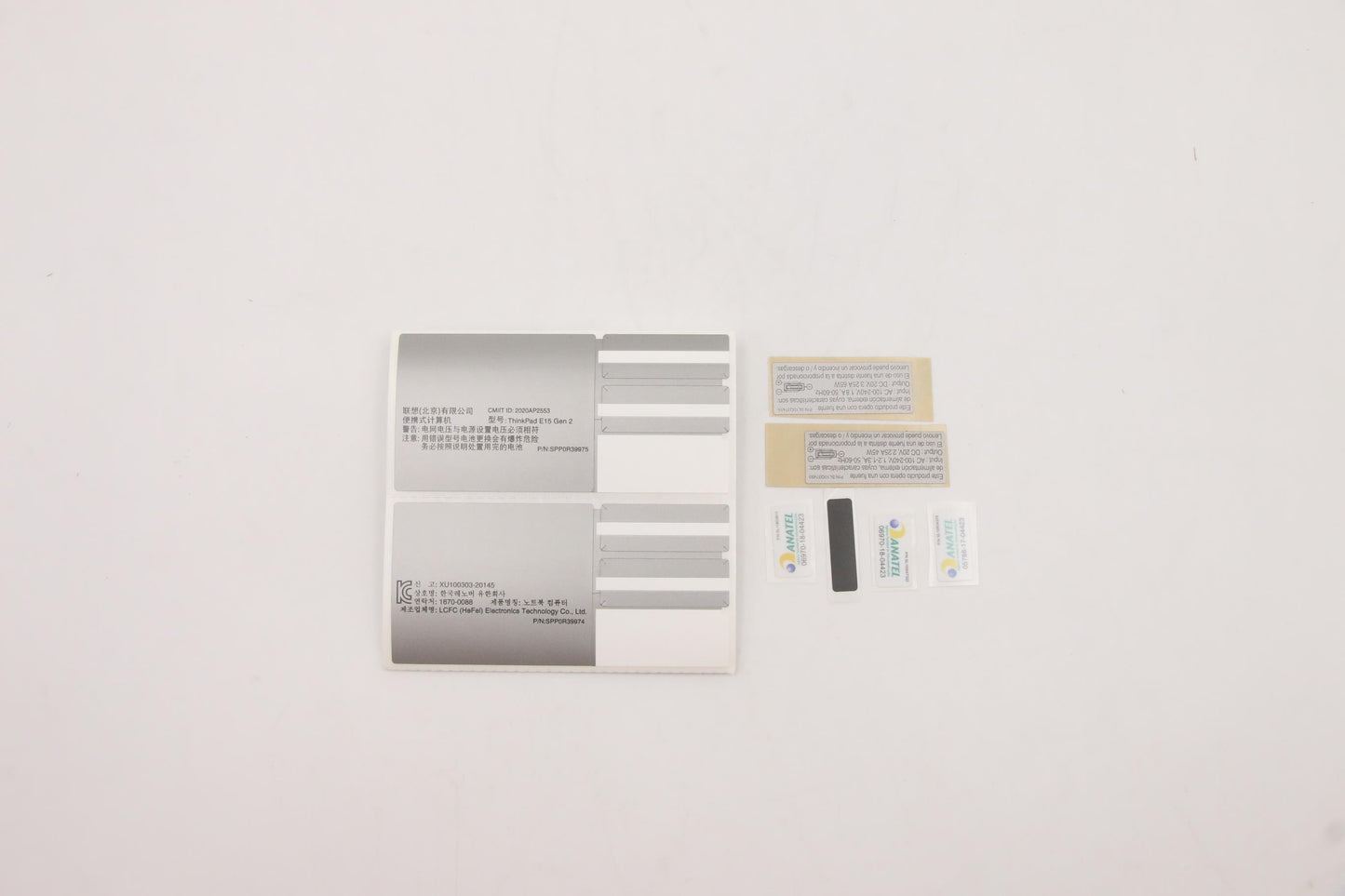 Lenovo Label Fru Geo Label, Silver - 5L10V15338