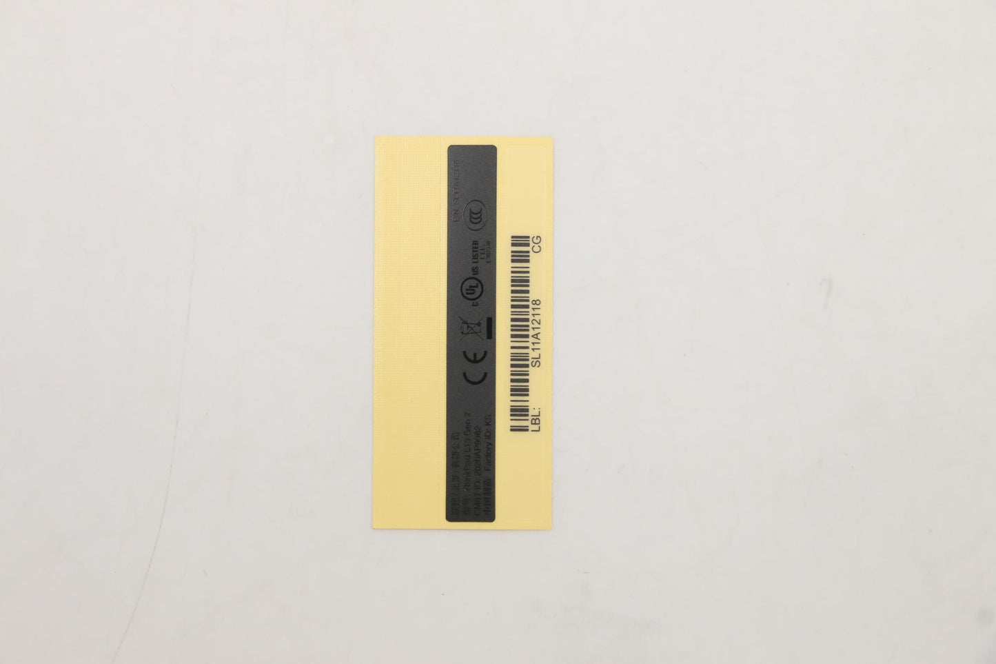 Lenovo Label Fru Label Geo Kit Black - 5L10V15339