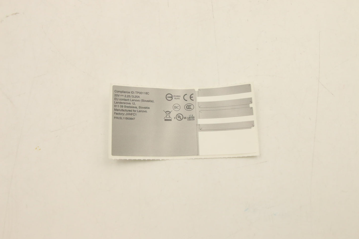 Lenovo Label Fru Mercury System Label - 5L10V15347