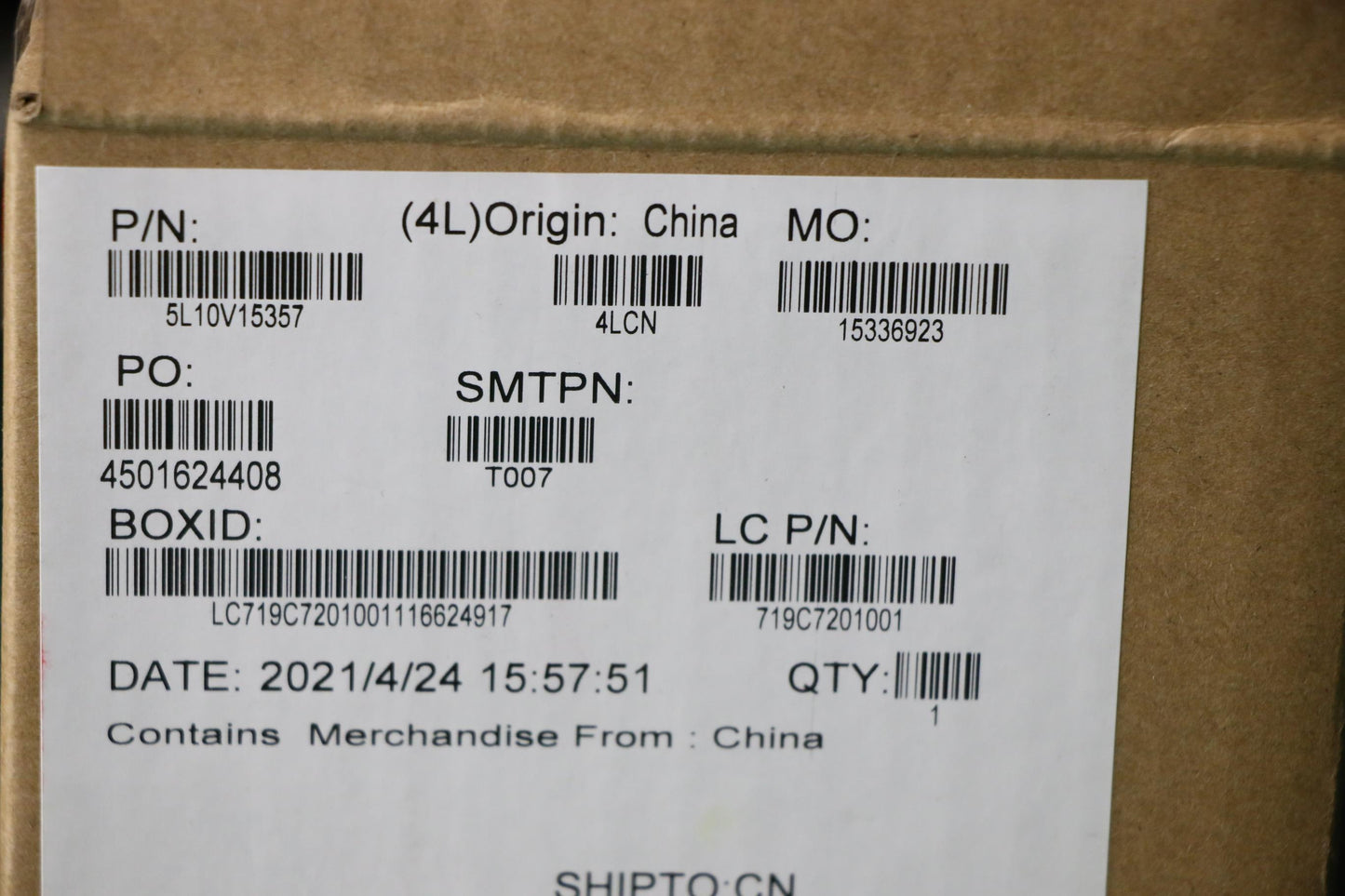 Lenovo Label Fru System Label Kit Bla - 5L10V15357