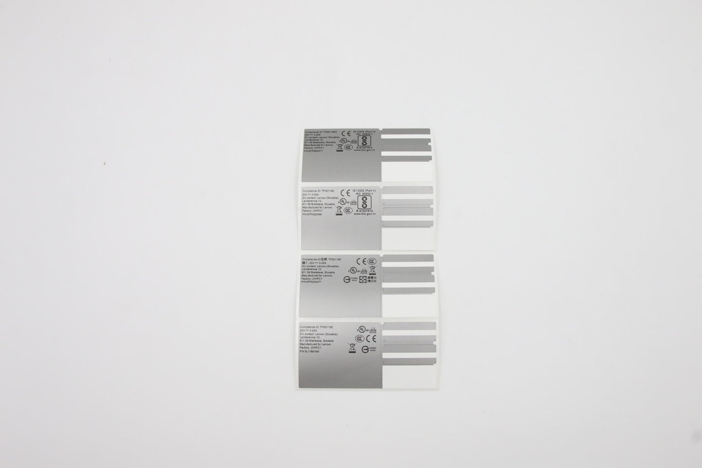Lenovo Label Fru System Label Kit Sil - 5L10V15359