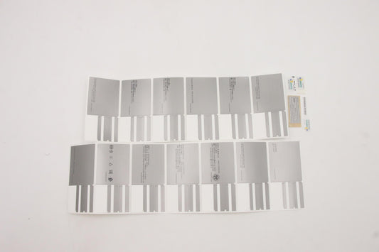 Lenovo Label Fru Geo Label Kit Silver - 5L10V15360