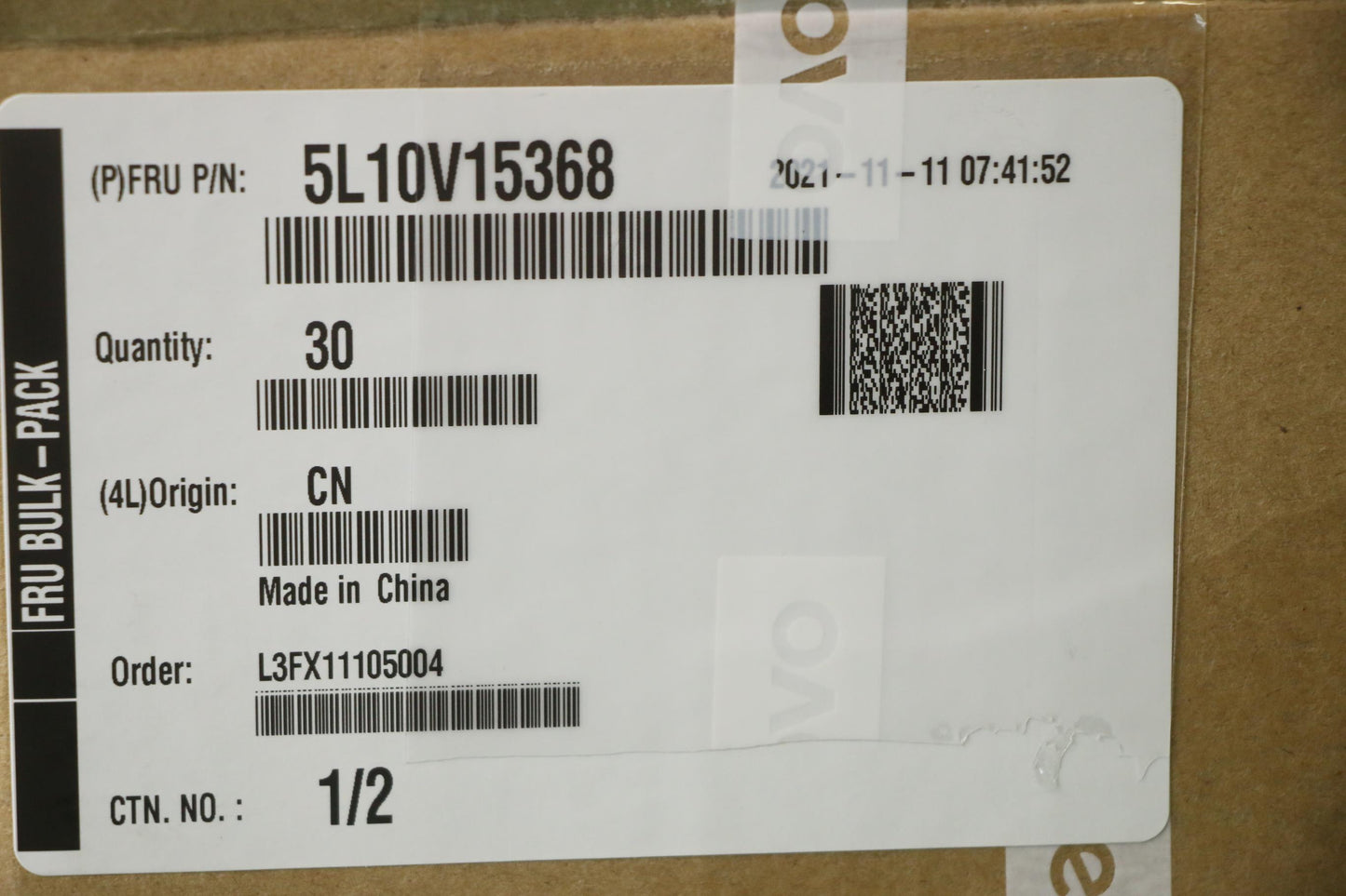 Lenovo Label Fru Label Kit For Lipc - 5L10V15368