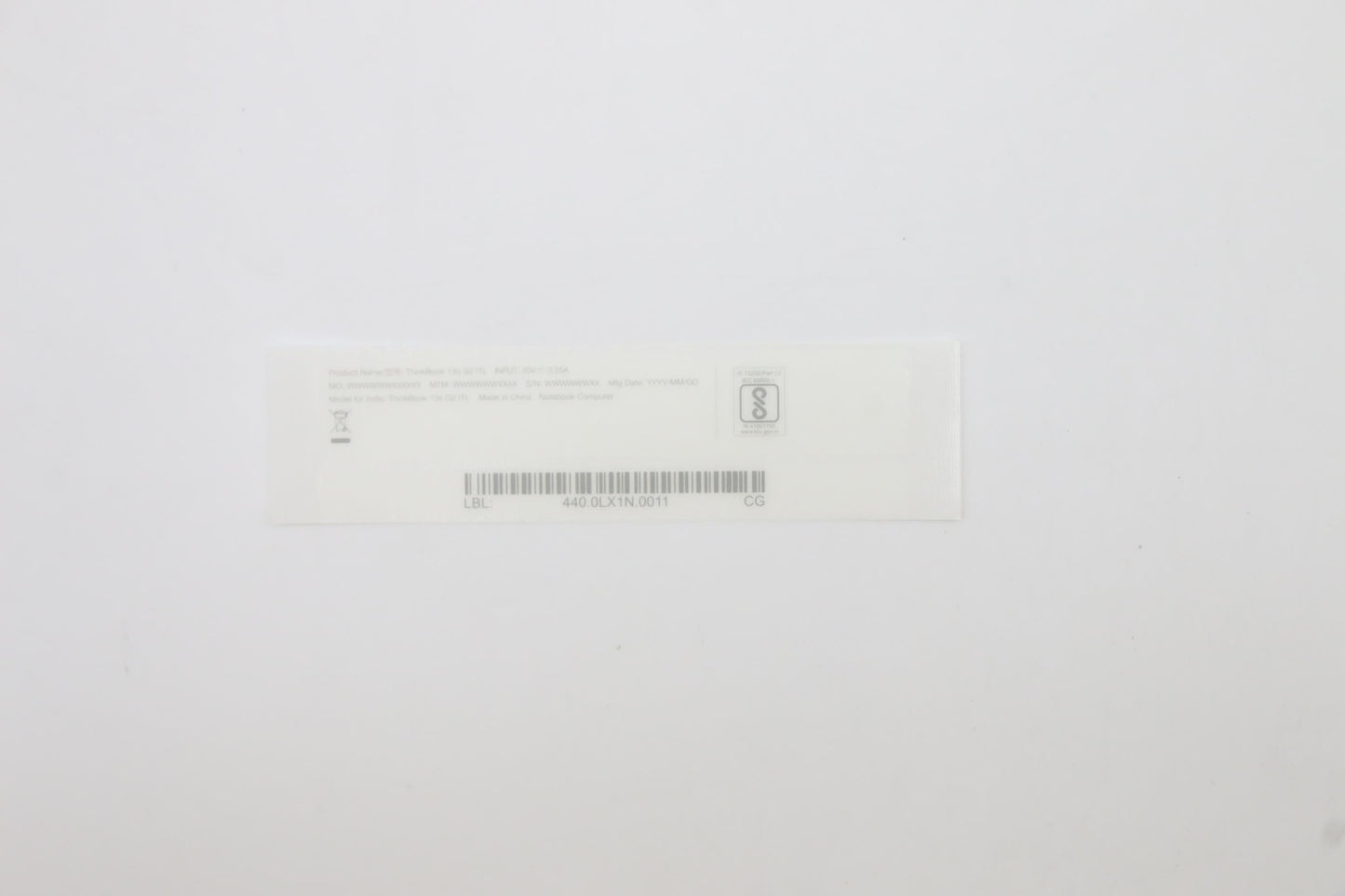 Lenovo Label Label W 20V9 Geo Kit - 5L10W35095