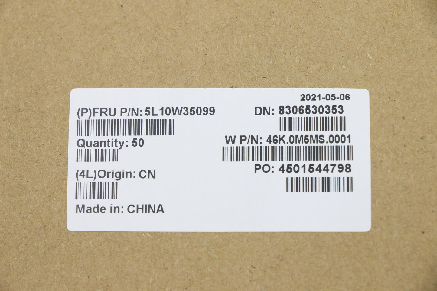 Lenovo Label Label W 20Wc Geo Kit - 5L10W35099