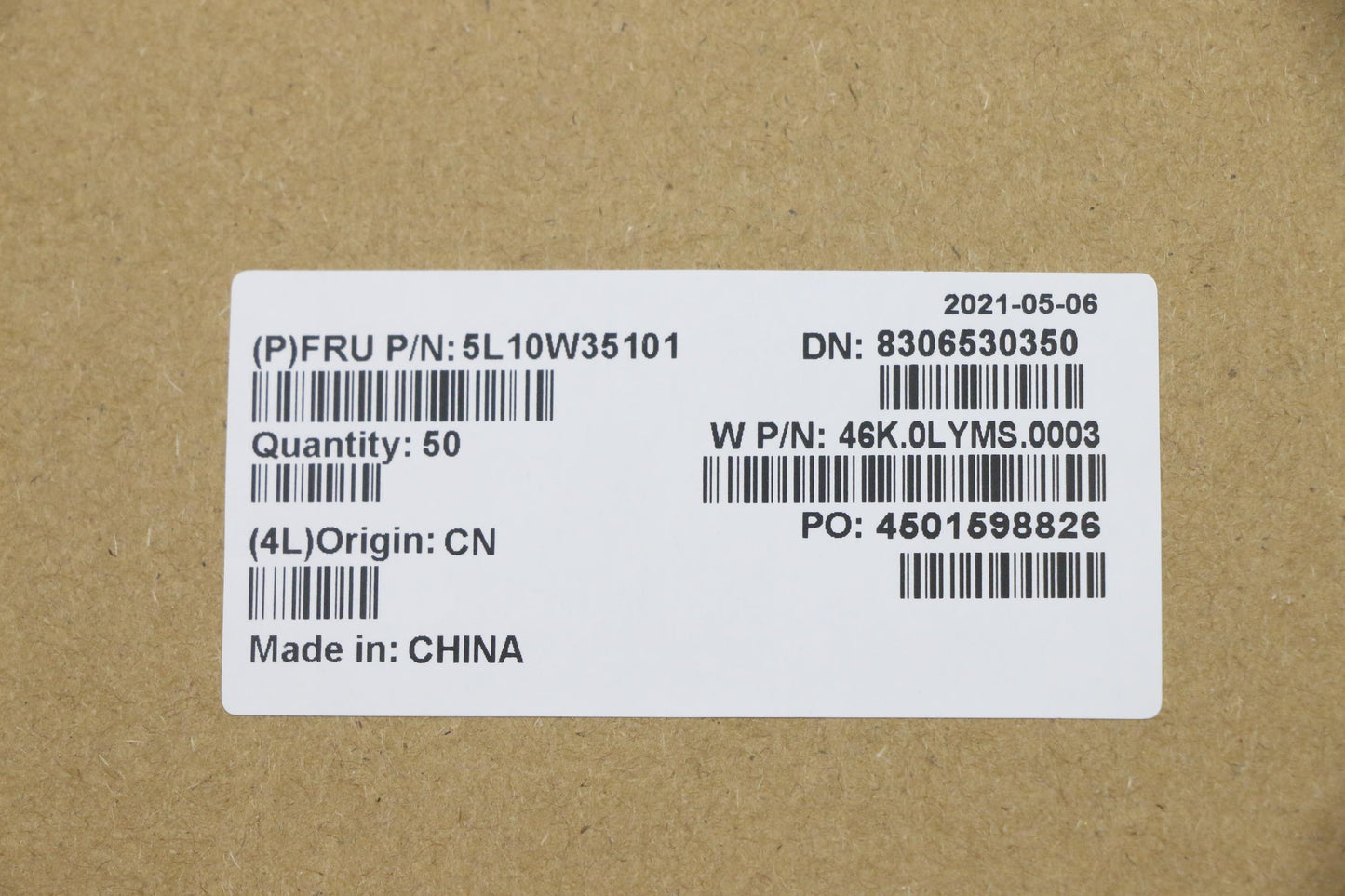 Lenovo Label Label W 20Va Geo Kit - 5L10W35101