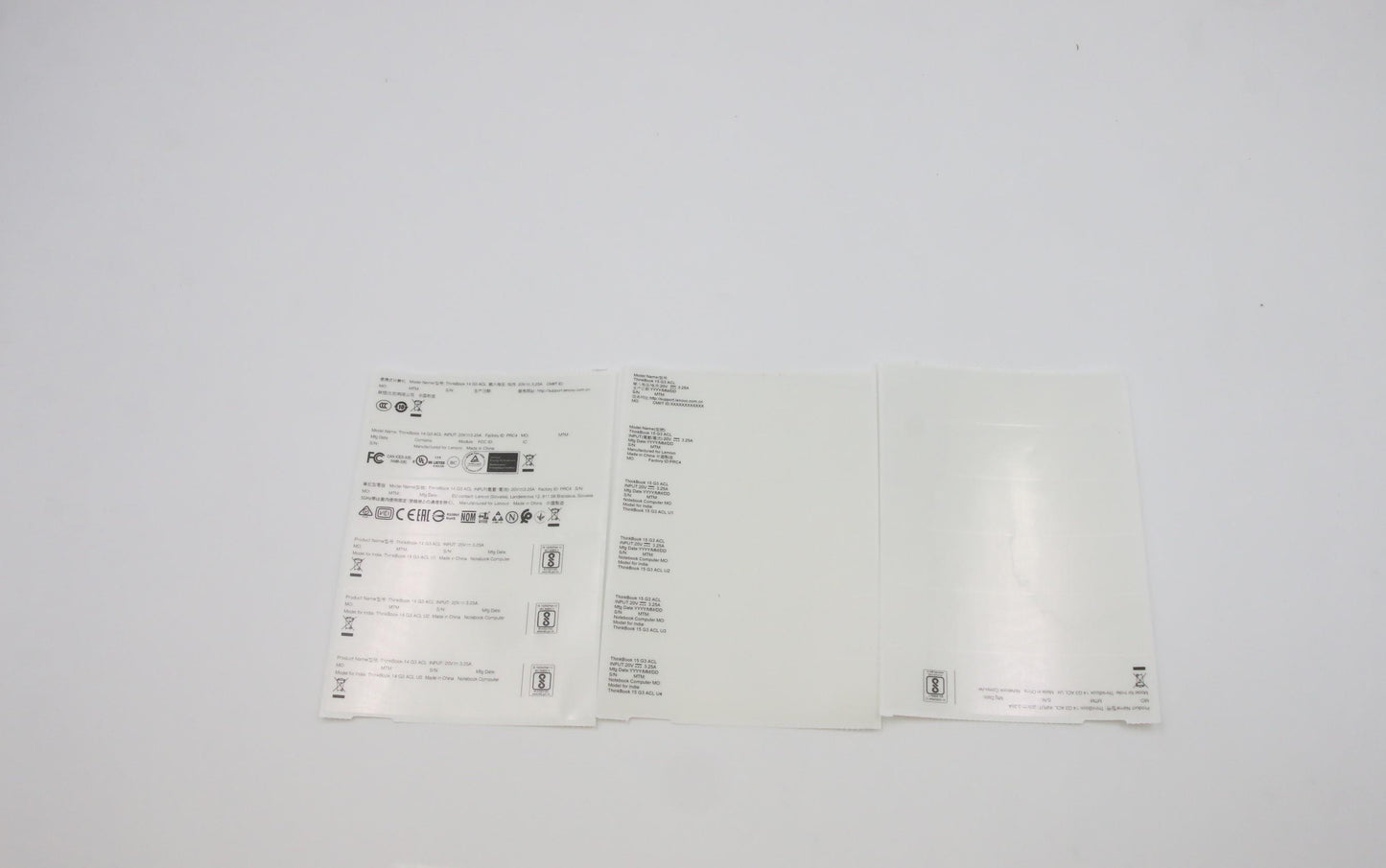Lenovo Label Label C 21A4 &21A2 Geo K - 5L10W35104