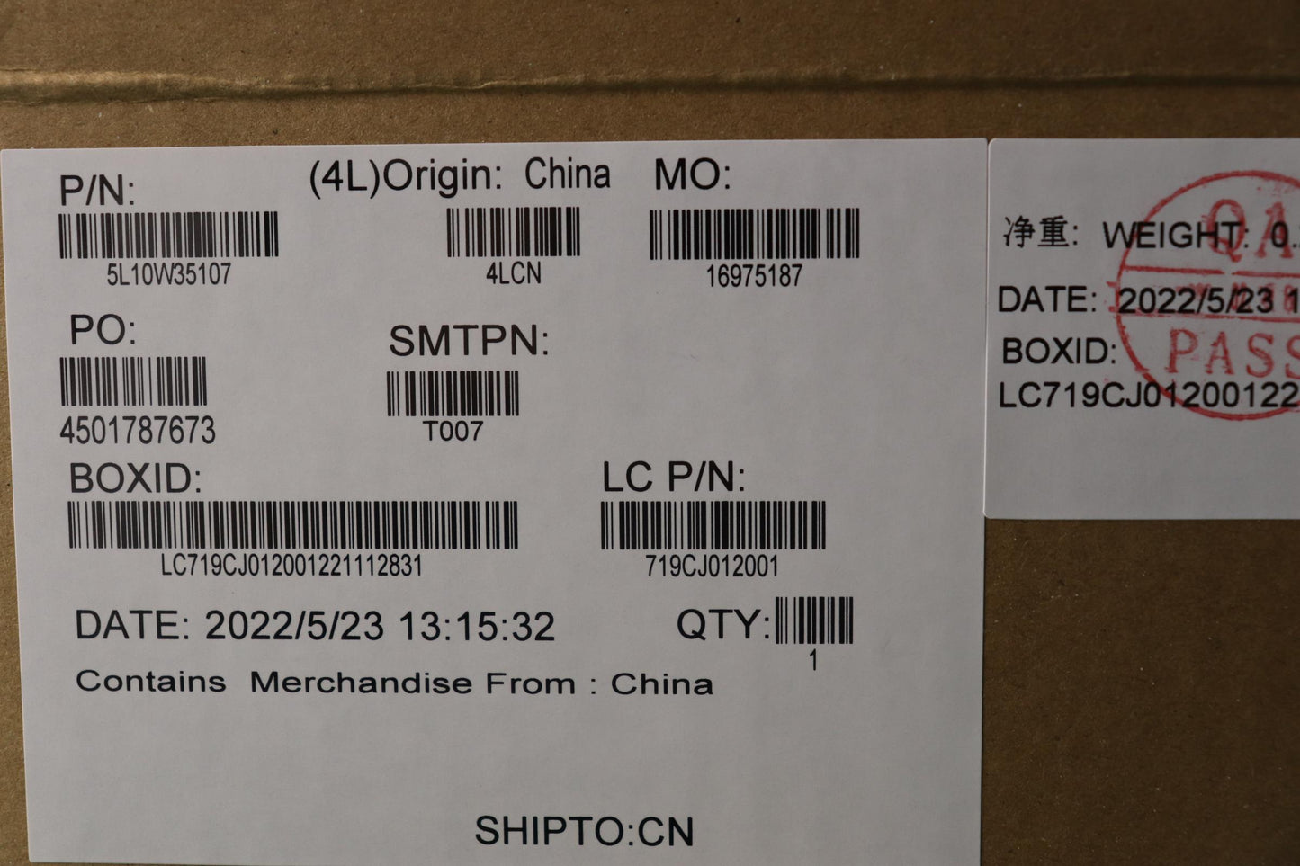 Lenovo Label Label L 20Ym For Label K - 5L10W35107