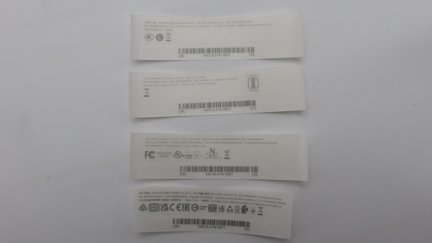 Lenovo Label Label W 20V9 Geo Kit - 5L10W35117