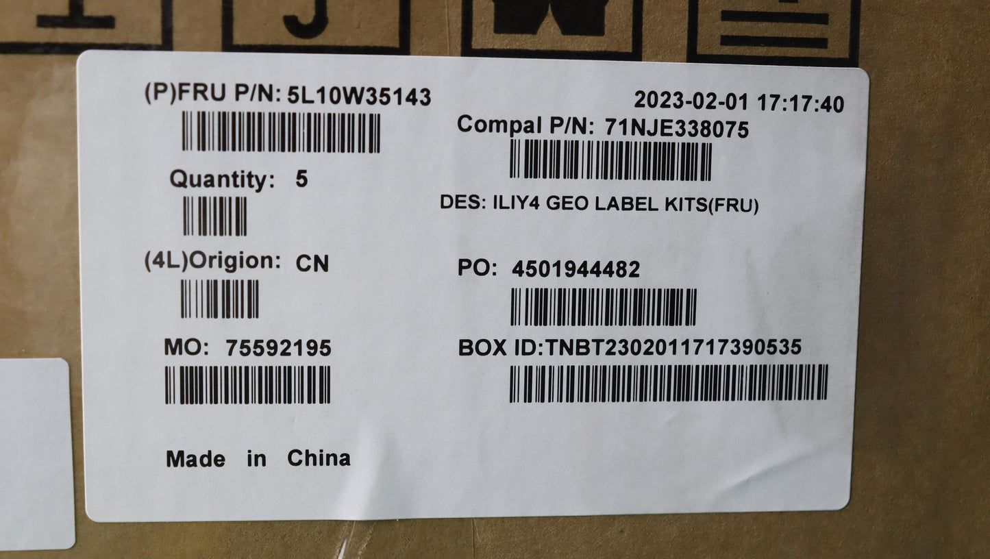 Lenovo Label Label C 21Jg - 5L10W35143