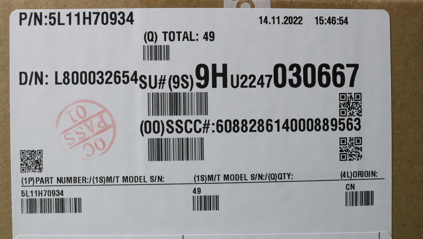 Lenovo Label Fru Label Kit For Lipc - 5L11H70934