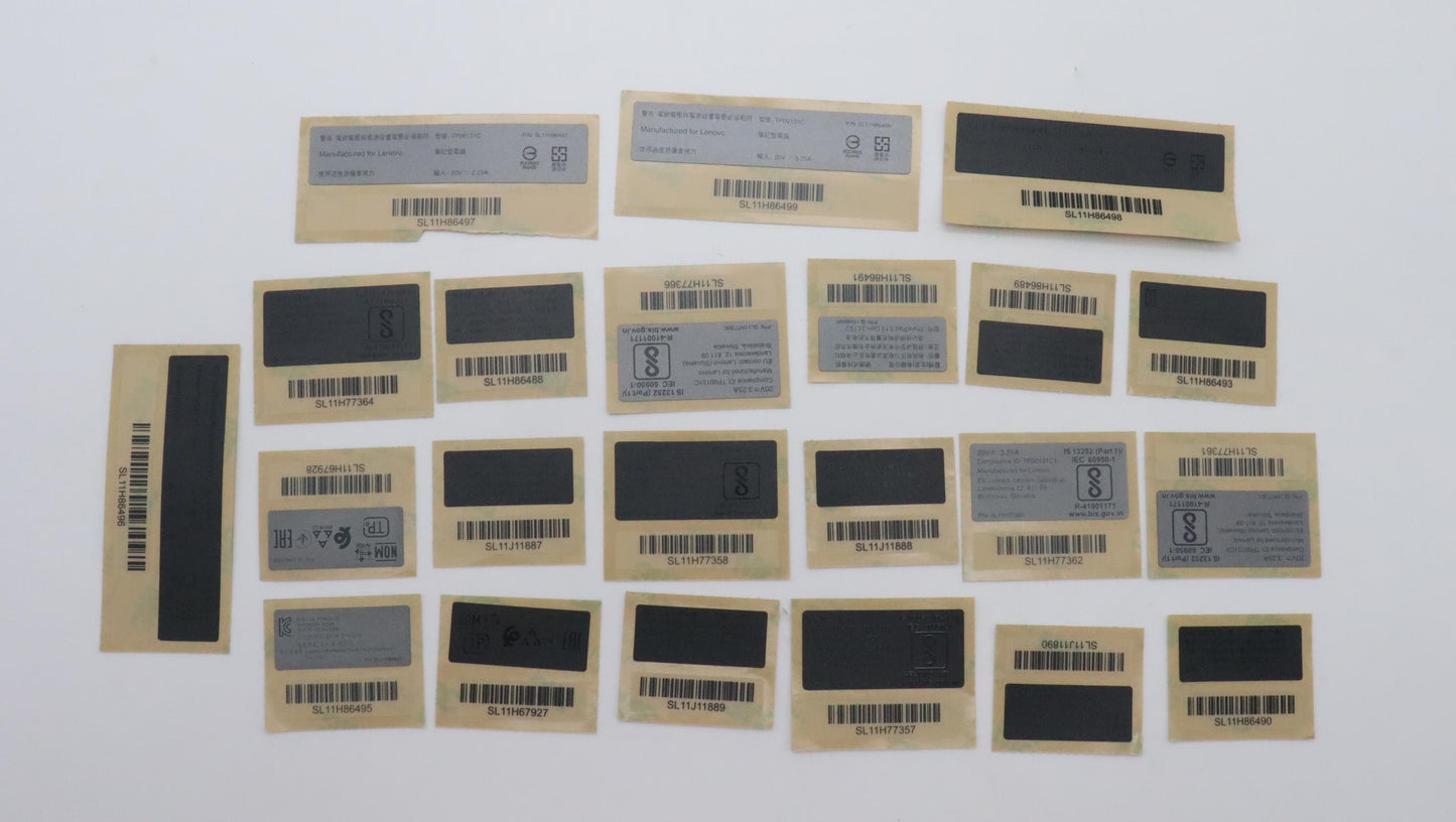 Lenovo Label Fru Label Kit For Lipc - 5L11H70936