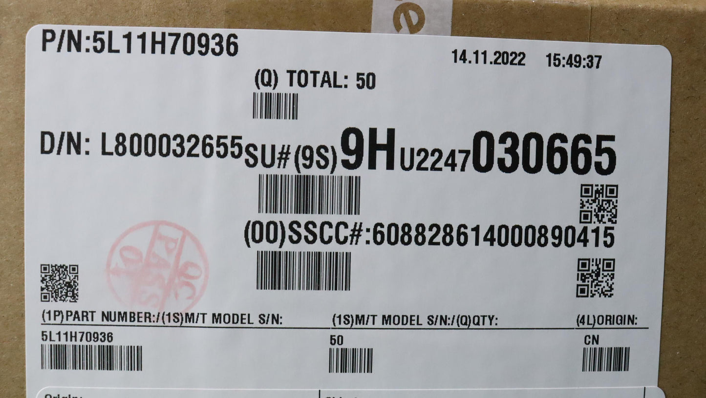 Lenovo Label Fru Label Kit For Lipc - 5L11H70936