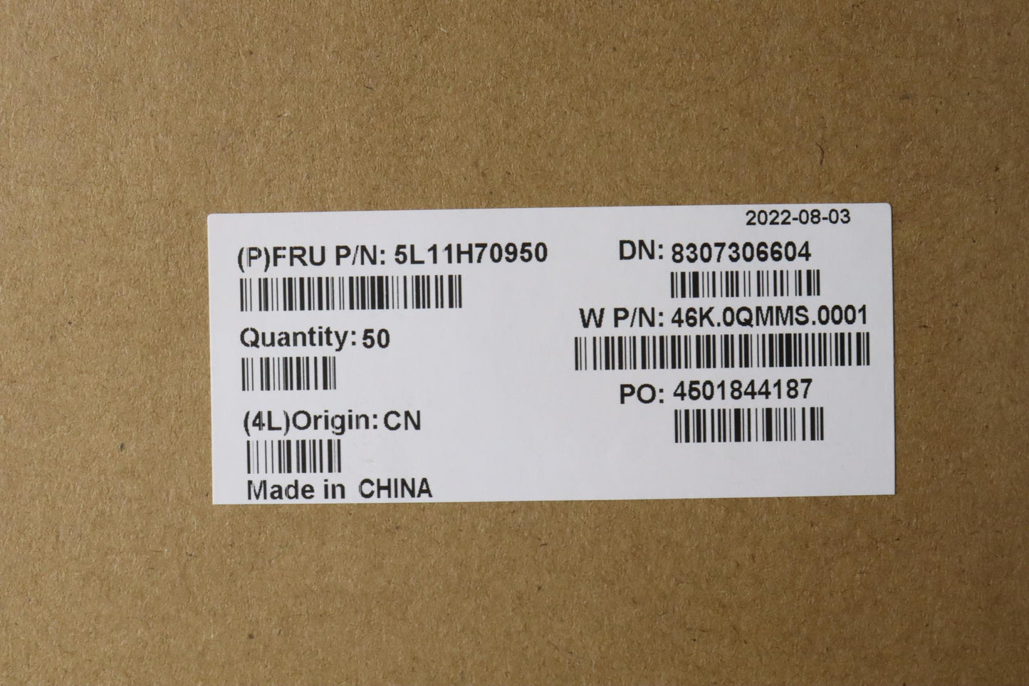 Lenovo Label Fru Label Geo Kit,Lynx2 - 5L11H70950