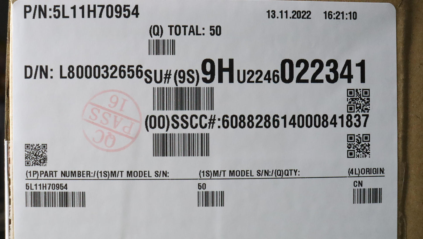 Lenovo Label Fru Label Kit For Lipc - 5L11H70954